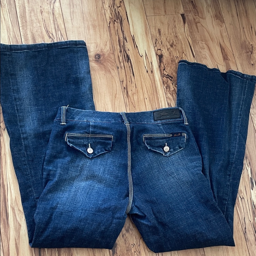 Seven7 Dark Blue Denim Jeans